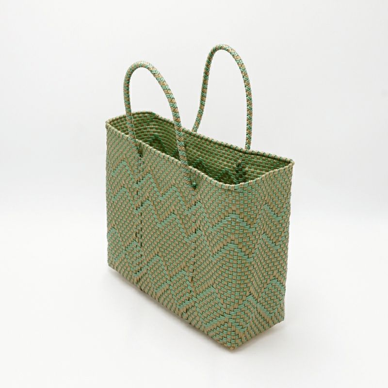 お値下げ中メルカドバッグ　PLAYA MERCADO BAG - PLAYA - Gold / Metallic Green (XS) | Letra