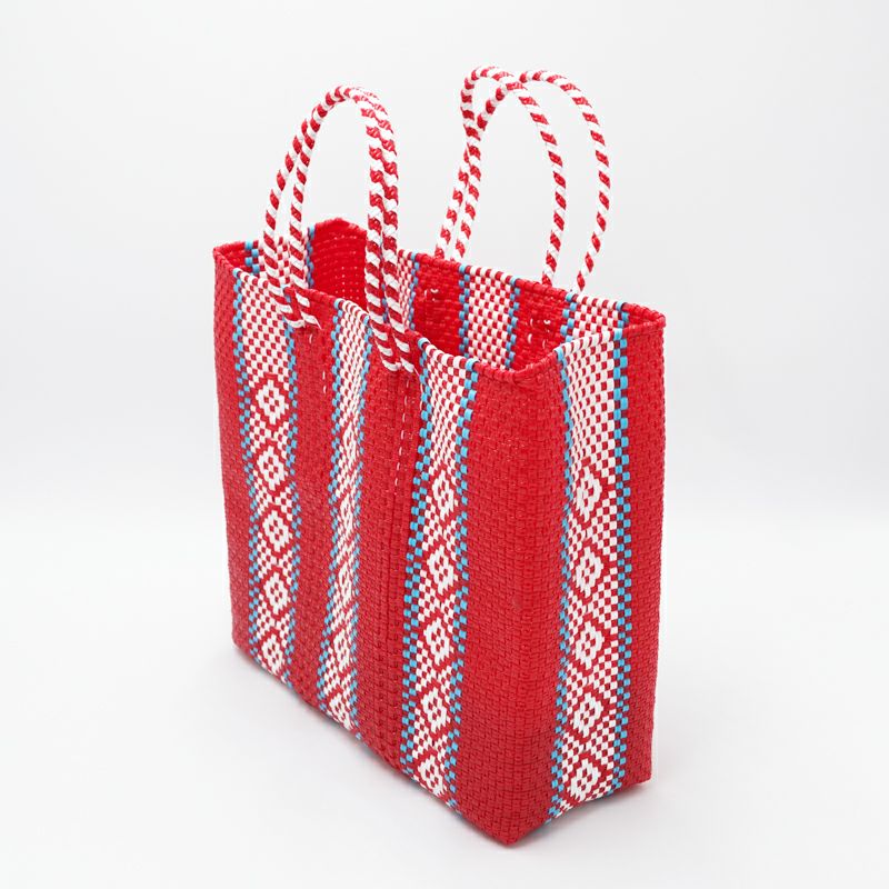 レトラ★メルカドバッグ★ASSORT(S) 1点もの★旧タグ ハンドルカバー付 MERCADO BAG - RUSTIC COLOR ASSORT - 14 (S) | Letra｜レトラ