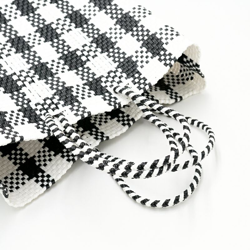 50％OFF】MERCADO BAG - GINGHAM - Black / White (S) | Letra｜レトラ