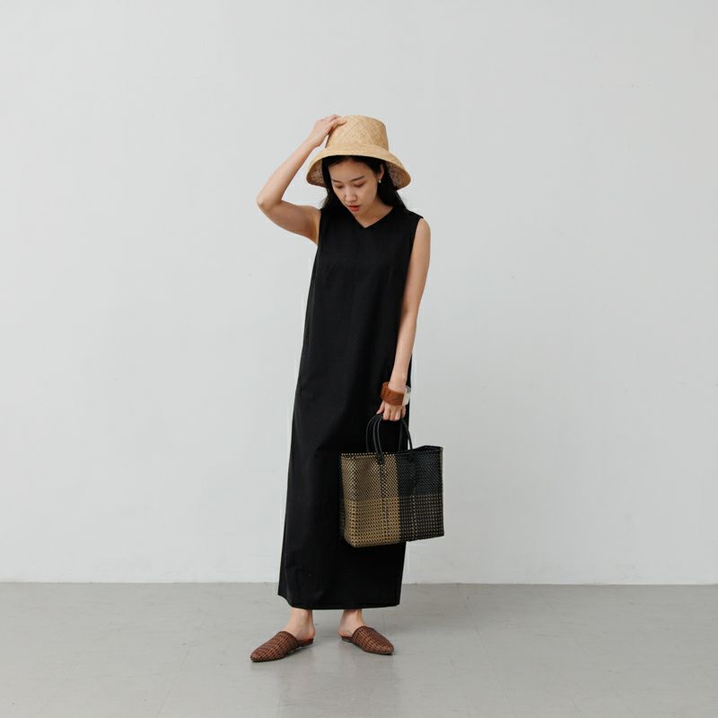 レトラ　メルカドバック　ARENA GOLD/BLACK Sサイズ MERCADO BAG - ALPINAS - Black / Cream / Metallic Blue (S