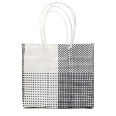MERCADO BAG - LATTICE - Black / Cream (M) | Letra｜レトラ