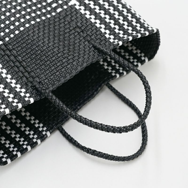 レトラ　メルカドパック　 黒白 MERCADO BAG - CANGREJO - SHORT STYLE - Silver / White (SHORT