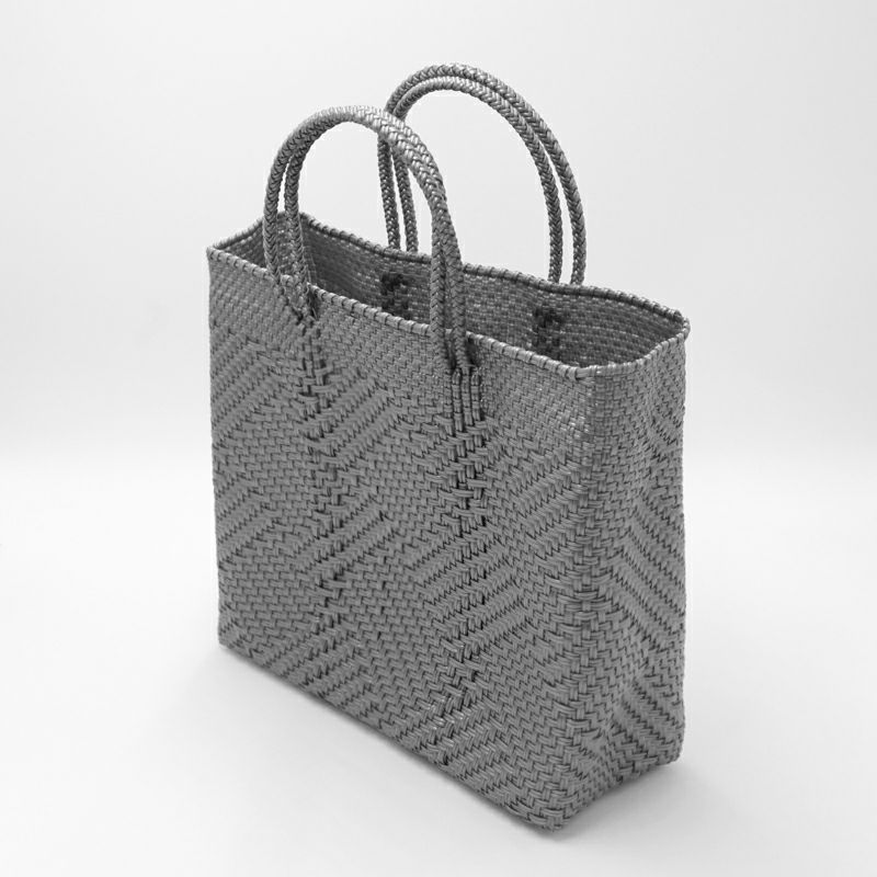 MERCADO BAG - TAPETE SOLID - Silver (S) | Letra｜レトラ公式通販