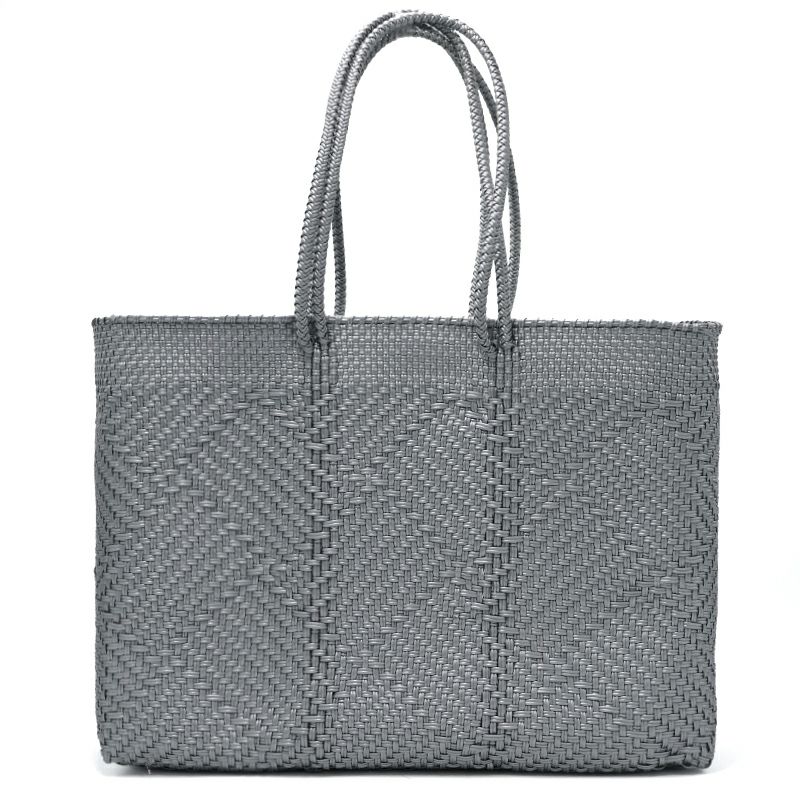 MERCADO BAG - TAPETE SOLID - LONG HANDLE - Silver (L