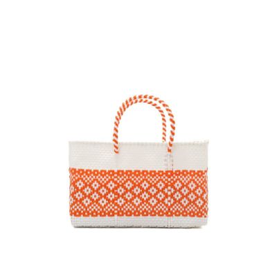 MERCADO BAG - MIMOSA -  White / Orange (SHORT XS)
