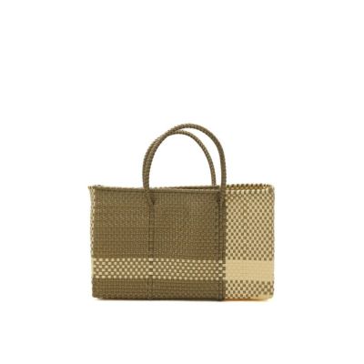 MERCADO BAG - CROSS LINE -  Gold / Cream (SHORT XS)