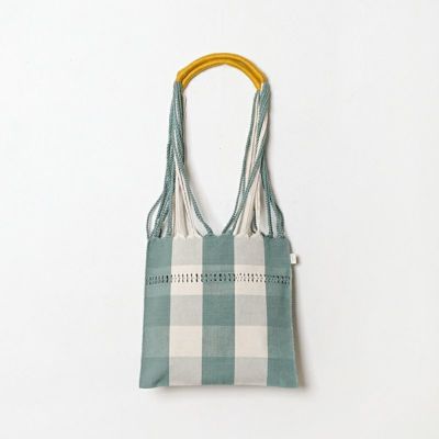 HAMMOCK BAG MINI - GINGHAM CHECK -  Khaki