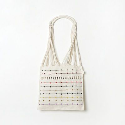 HAMMOCK BAG MINI -DOT -  Ivory / Multi