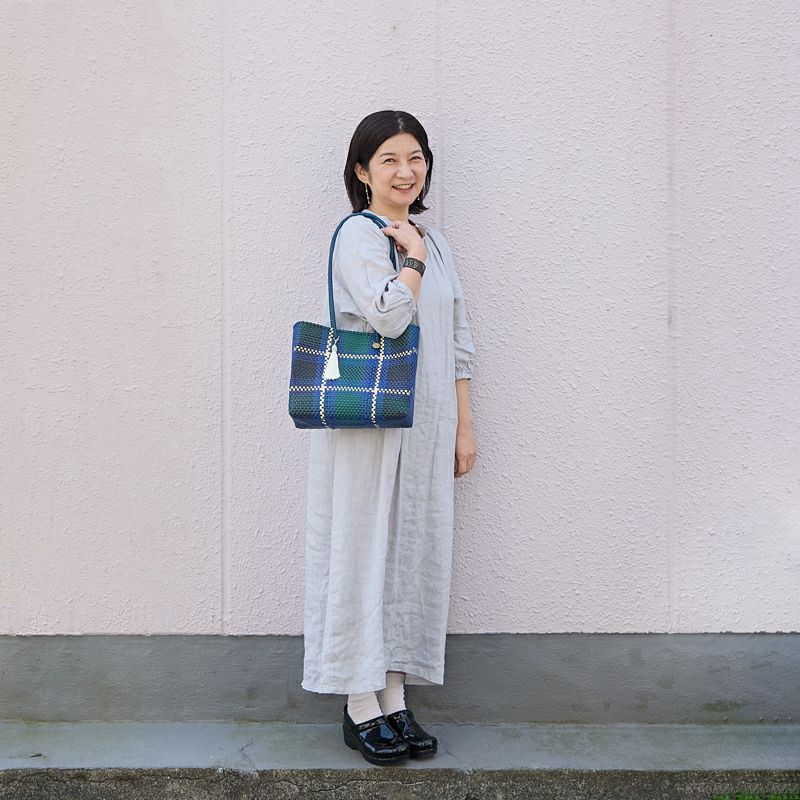予約販売】MERCADO BAG - Letra×hal ORIGINAL CHECK - Dark