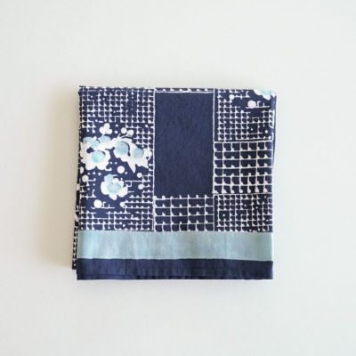 PUR - SCARF - MADE IN INDIA - Navy -