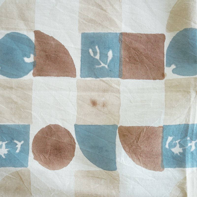 全ての工程が手作業のため、柄の微妙なズレや色ムラ、色飛び、かすれ、小さな汚れなどが見られる場合もございま