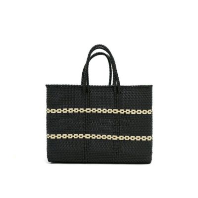 MERCADO BAG  - WEB SHOP Limited - LINEA - Black / Cream（SHORT S）