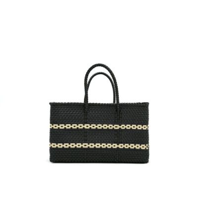 MERCADO BAG  - WEB SHOP Limited - LINEA - Black / Cream（SHORT XS）