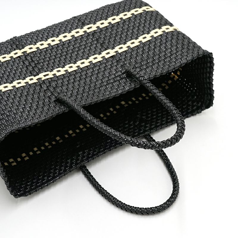 MERCADO BAG - WEB SHOP Limited - LINEA - Black / Cream（SHORT XS