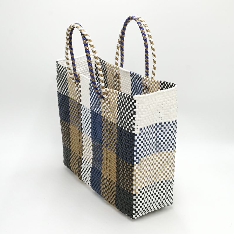 レトラ★メルカドバッグ★ASSORT(S) 1点もの★旧タグ ハンドルカバー付 MERCADO BAG - RUSTIC COLOR ASSORT - 14 (S) | Letra｜レトラ