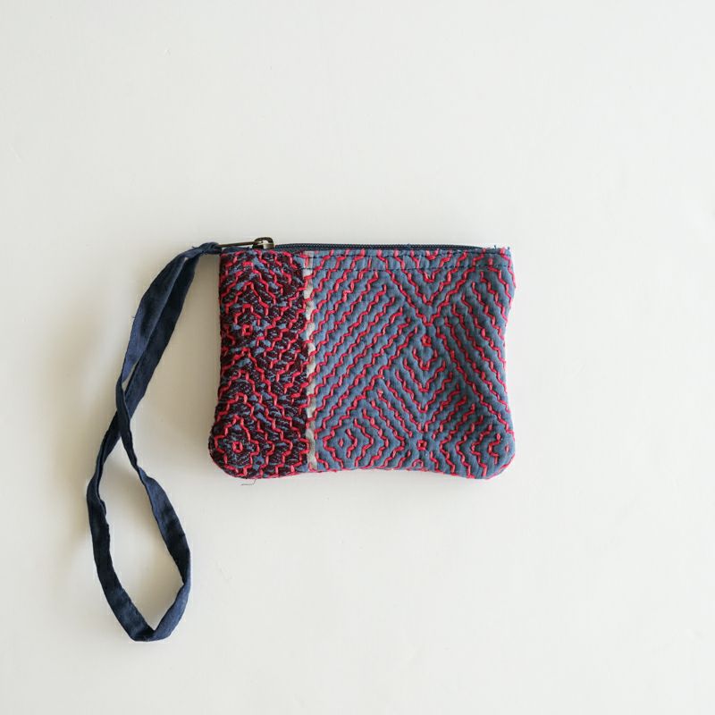 PUR (ピュール)kantha bag PUR - KANTHA POUCH CHARM - MADE IN INDIA - K - | Letra