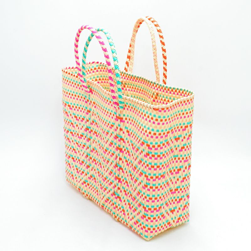 MERCADO BAG - PLAYFUL COLOR ASSORT 4 - 23 (S) | Letra
