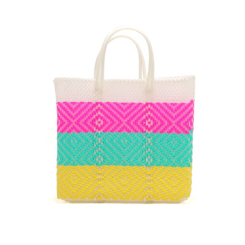 レトラ★メルカドバッグ★ PLAYFUL COLOR ASSORT★新品1点もの MERCADO BAG - PLAYFUL COLOR ASSORT 4 - 31 (M) | Letra