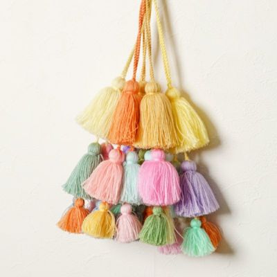 POM PON POODLE CHARM - Yellow Orenge MIX -
