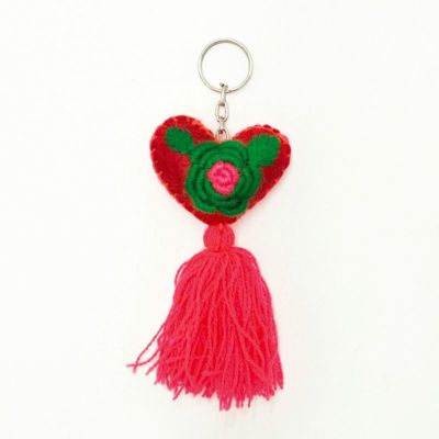 HEART CHARM 2025  - ASSORT - C - (key ring type)