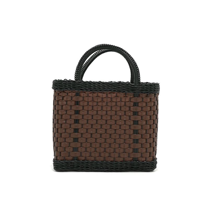 レトラ　メルカドバッグ　TAPETE Black / Cream S MERCADO BAG - TAPETE - Cream / Black (S) | Letra｜レトラ公式通販