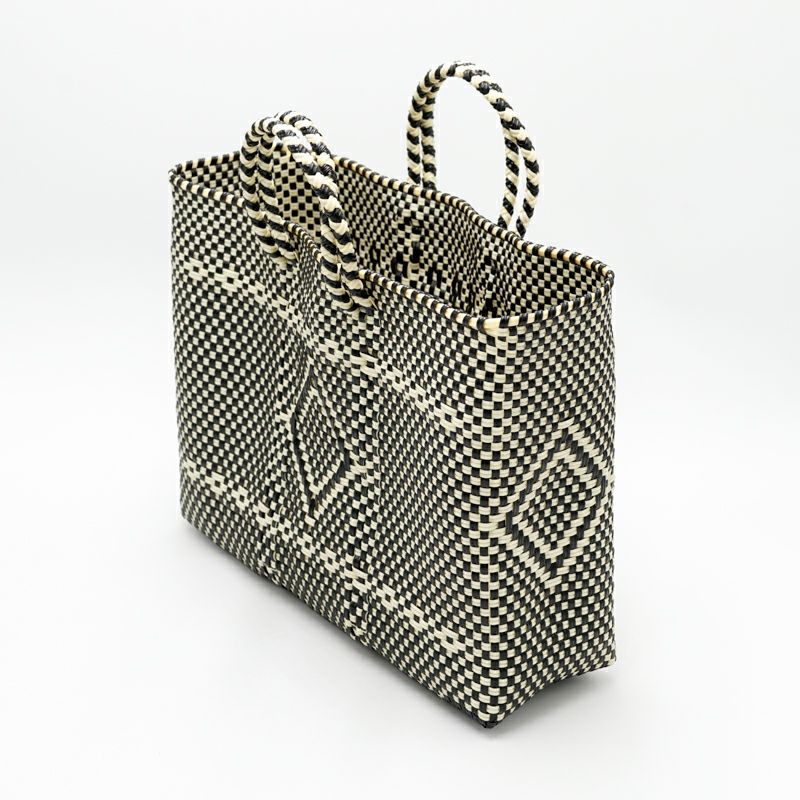 レトラ　メルカドパック　 黒白 MERCADO BAG - ROMBO - Black (S) | Letra｜レトラ公式通販