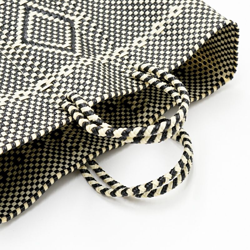 MERCADO BAG - BLACK and CREAM ASSORT - 10 (SHORT S) | Letra