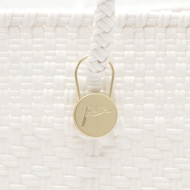 MERCADO BAG - BIG CHECK - Metallic Blue /Gold (SHORT S) | Letra