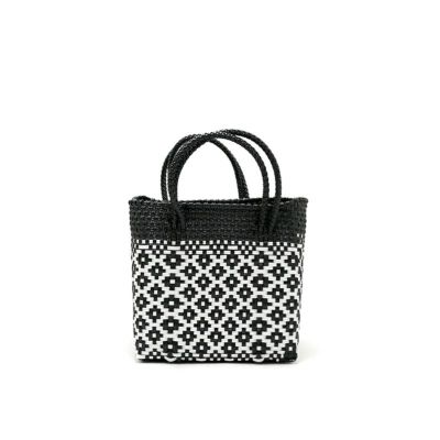 MERCADO BAG - MINI CHECK - Black / Cream (S) | Letra｜レトラ