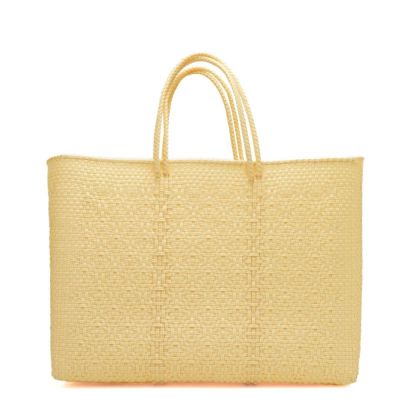 MERCADO BAG - TAPETE - Cream / Black (L) | Letra｜レトラ公式通販